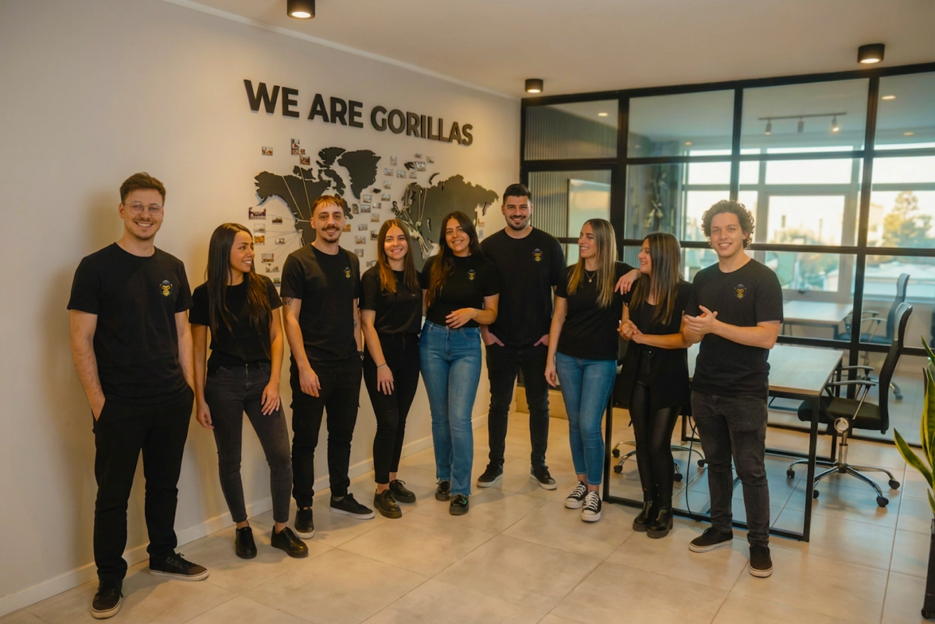 The Gorilla Marketing Experts team at the office